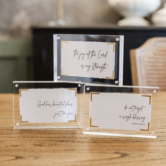 4x6 Acrylic Scripture Frame