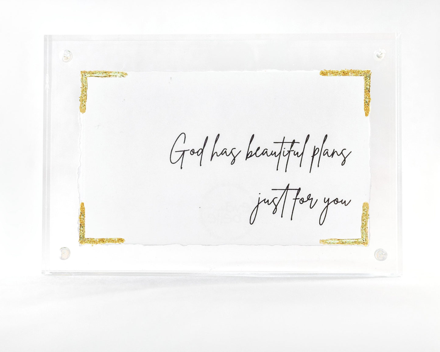 4x6 Acrylic Scripture Frame