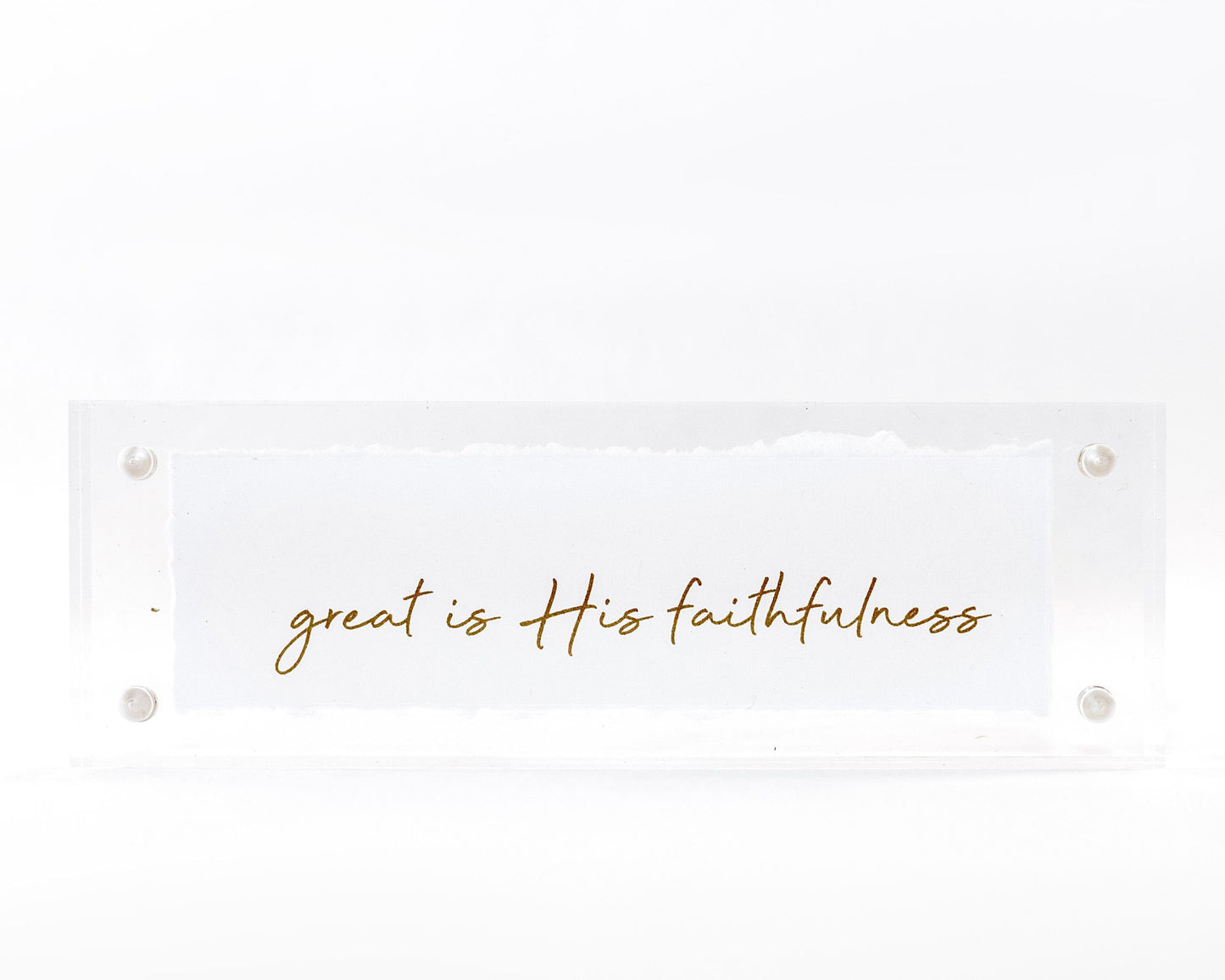 2x6 Acrylic Scripture Frame