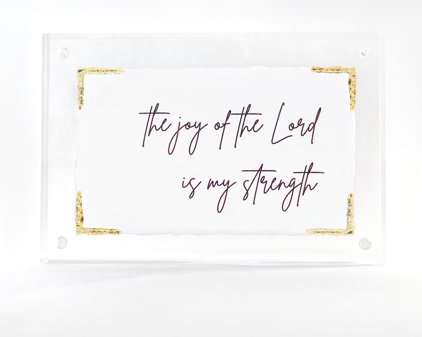 4x6 Acrylic Scripture Frame