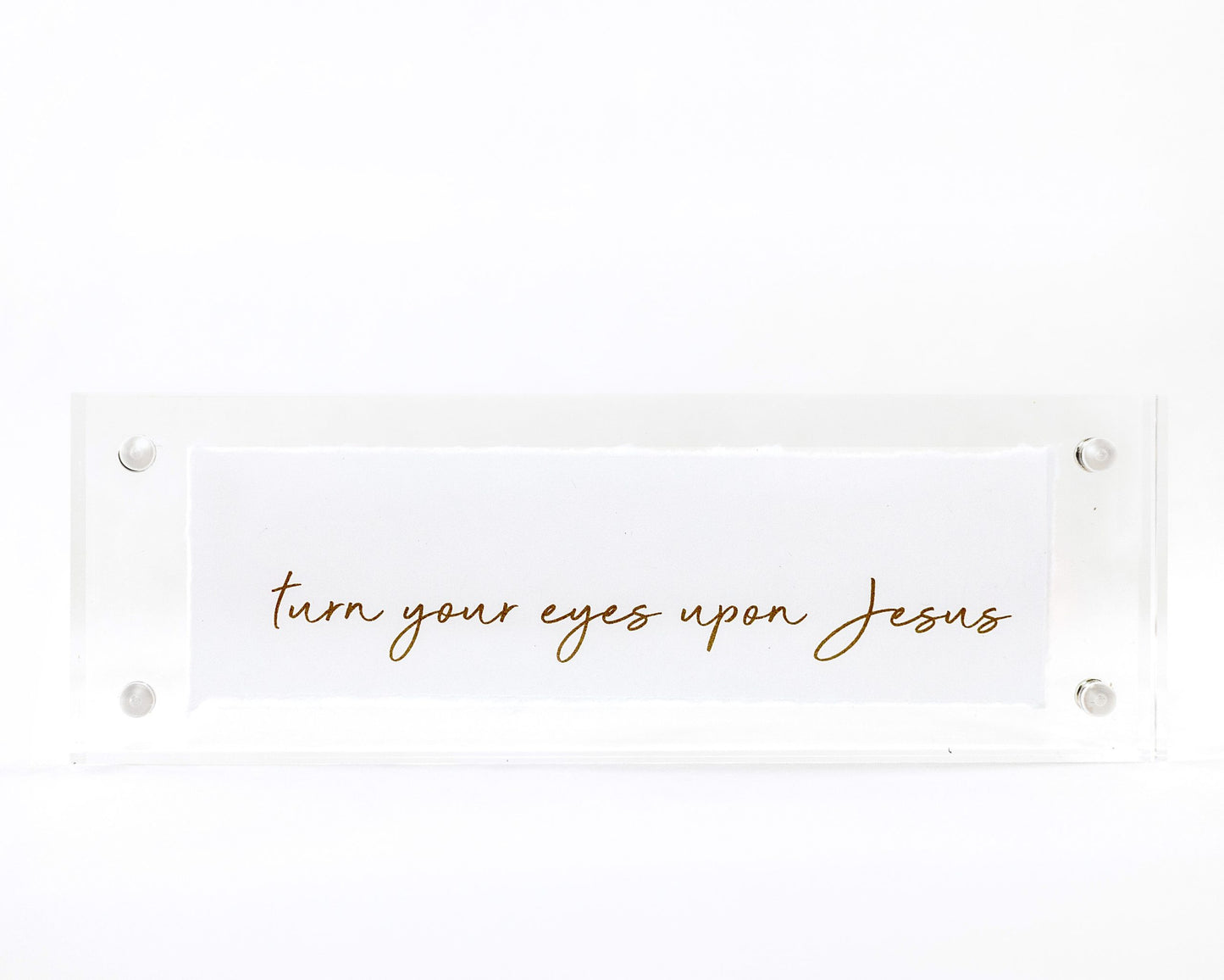 2x6 Acrylic Scripture Frame